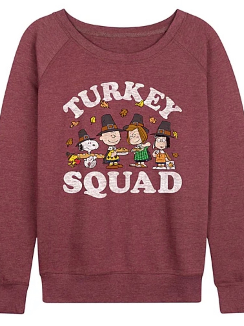 jcpenney Maroon 'Turkey Squad' Graphic Long-Sleeve Sweatshirt